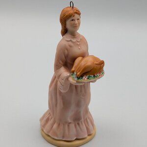 Hallmark Keepsake Mrs. Cratchit 1991 Porcelain, Dickens' A Christmas Carol